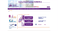 Desktop Screenshot of institut-saintcassien.com