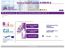 Tablet Screenshot of institut-saintcassien.com